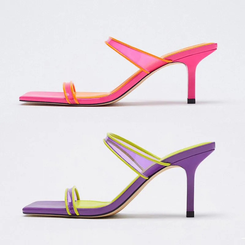 Шлепанцы женские на каблуке, повседневные сандалии, роскошная тонкая мягкая обувь, римские босоножки, резина, ПУ, однотонные, бежевые, 2021 
Шлепанцы женские на каблуке, повседневные сандалии, роскошная тонкая мягкая обувь, римские босоножки, резина, ПУ, однотонные, бежевые, 2021