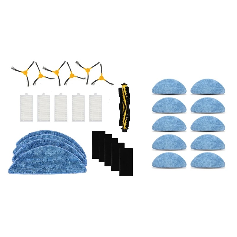 1Set Side Brush Hepa Filter Mop Cloths Roller Brush For Neatsvor X500 & 10Pcs Mop Cloth Replacement For Neatsvor X500
1Set Side Brush Hepa Filter Mop Cloths Roller Brush For Neatsvor X500 & 10Pcs Mop Cloth Replacement For Neatsvor X500