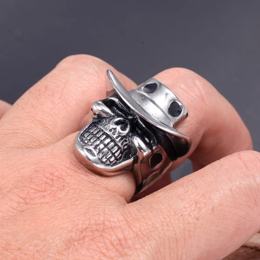 Retro Hip Hop Punk Pirate Skull Ring Titanium Steel Personality Unisex Rock And Roll Accessories Jewelry Gift
Retro Hip Hop Punk Pirate Skull Ring Titanium Steel Personality Unisex Rock And Roll Accessories Jewelry Gift