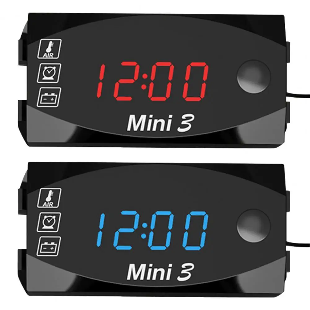 3 in 1 Universal Motorcycle Electronic Clock Thermometer Voltmeter Watch Display тахометр для лодки nmax спидометр для мотоцикла
3 in 1 Universal Motorcycle Electronic Clock Thermometer Voltmeter Watch Display тахометр для лодки nmax спидометр для мотоцикла