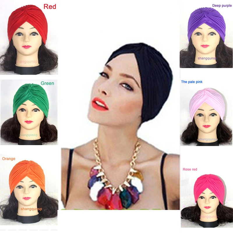 Фото Богемный для хиджаба шапки Для женщин эластичные хиджаб шарф Хлопковые Штаны с
