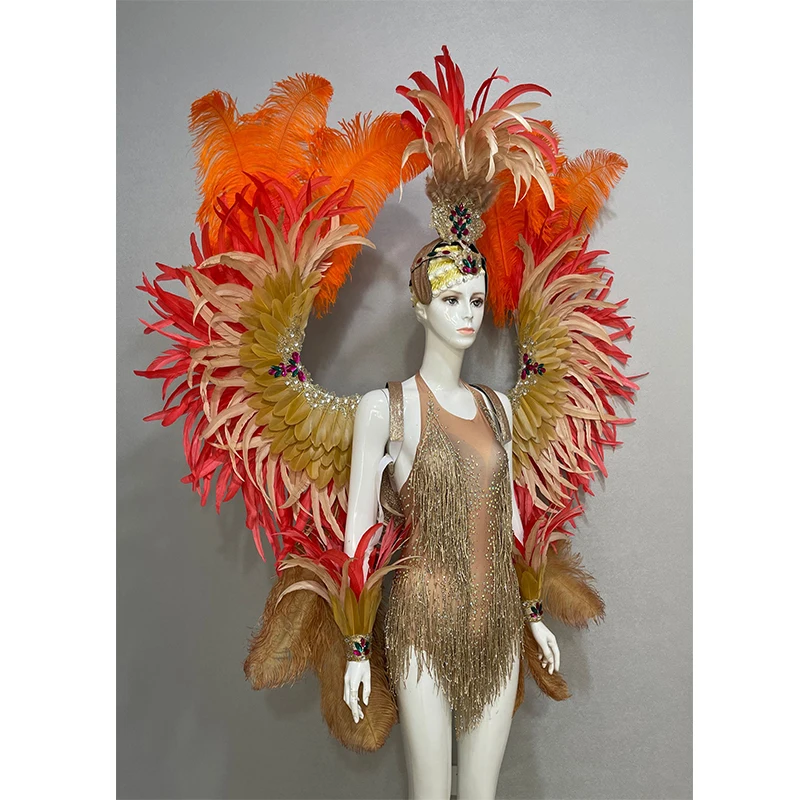 Large Opening Stage Performance Model Catwalk Show Feather Wings Cosplay Adult Headdress Backboard Dance Carnival Victoria Props
Large Opening Stage Performance Model Catwalk Show Feather Wings Cosplay Adult Headdress Backboard Dance Carnival Victoria Props