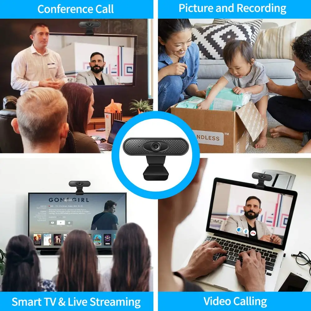 720P 1080P Flexible USB Webcam HD PC Web Camera With Microphone Web Cam USB Camera for Computer Webcamera Full HD Video
720P 1080P Flexible USB Webcam HD PC Web Camera With Microphone Web Cam USB Camera for Computer Webcamera Full HD Video