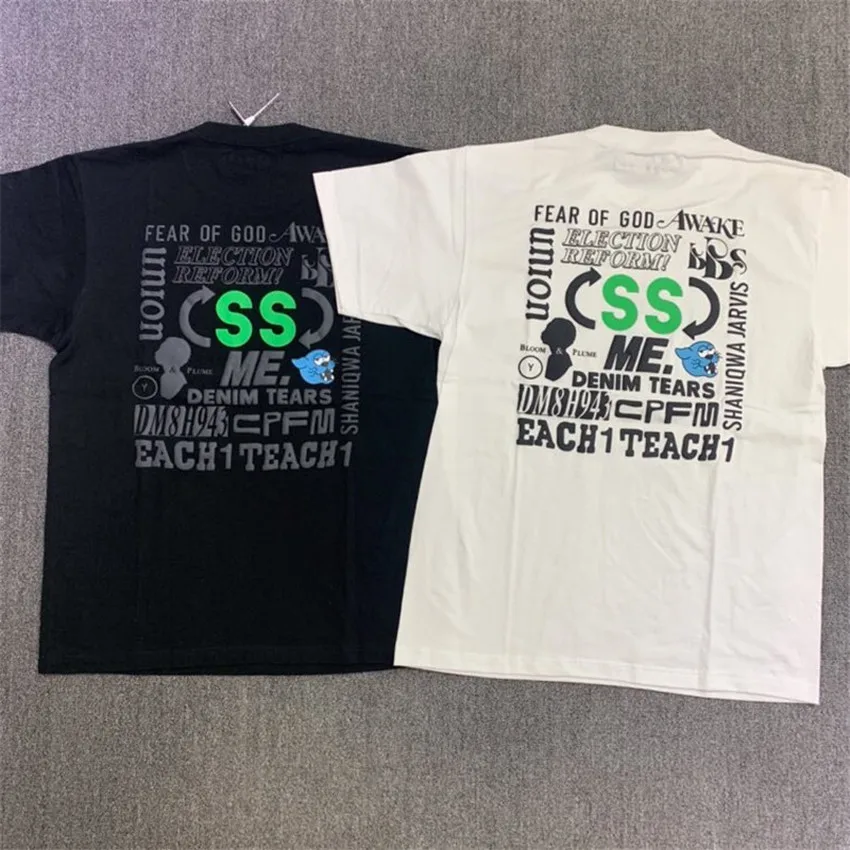 Foaming Printing CPFM.XYZ Social Studies T shirts Men Women Black White Streetwear T-shirts streetwear
Foaming Printing CPFM.XYZ Social Studies T shirts Men Women Black White Streetwear T-shirts streetwear