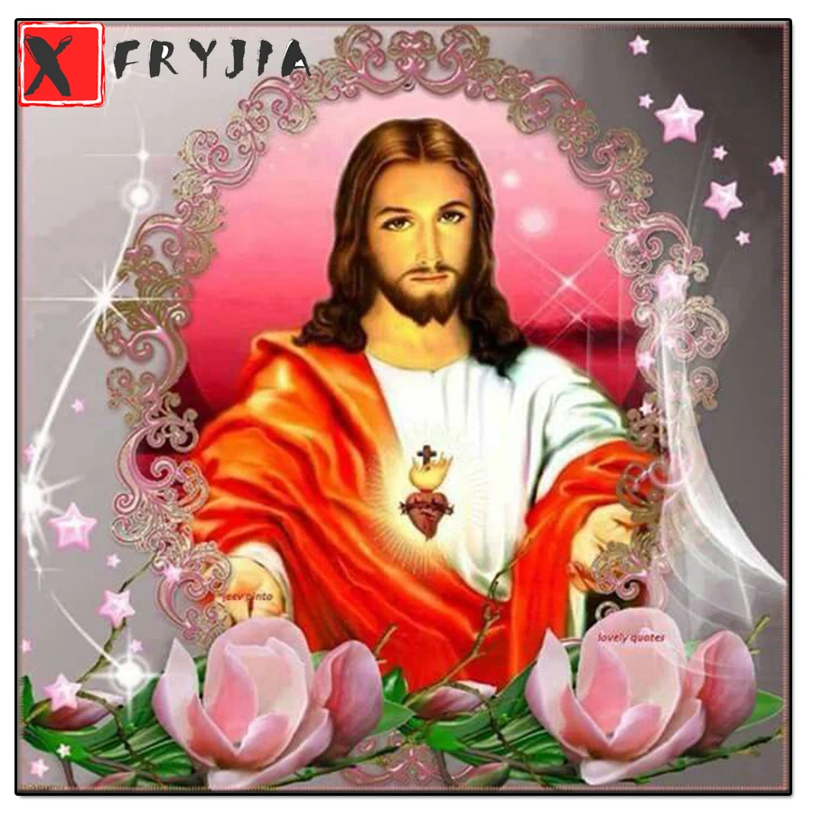 DIY Diamond Painting Christian jesus, flowers diamond Embroidery 5d mosaic full Diamond needlework cross stitch room decor
DIY Diamond Painting Christian jesus, flowers diamond Embroidery 5d mosaic full Diamond needlework cross stitch room decor