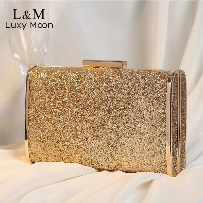 Sequin Gold Evening Clutch Bag 2021 Metal Texture Hard Box Silver Clutch Purse & Handbag for Women Dinner Party Banquet Bag X474
Sequin Gold Evening Clutch Bag 2021 Metal Texture Hard Box Silver Clutch Purse & Handbag for Women Dinner Party Banquet Bag X474