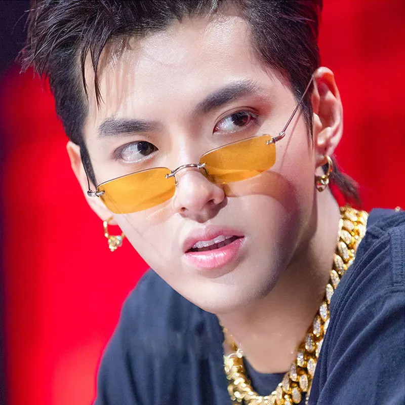 2021 Personalized Ocean Sunglasses Wu Yifan Fashion Small Square Sunglasses Trendy Rimless Sunglasses
2021 Personalized Ocean Sunglasses Wu Yifan Fashion Small Square Sunglasses Trendy Rimless Sunglasses