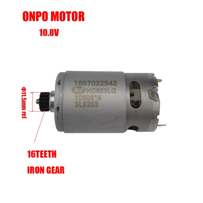 ONPO,GSR10.8V-LIQ, двигатель с 16 зубцами, HC683LG,1607022542 может использоваться для электрической аккумуляторной дрели Bosch 3601J92000, отвертка
ONPO,GSR10.8V-LIQ, двигатель с 16 зубцами, HC683LG,1607022542 может использоваться для электрической аккумуляторной дрели Bosch 3601J92000, отвертка