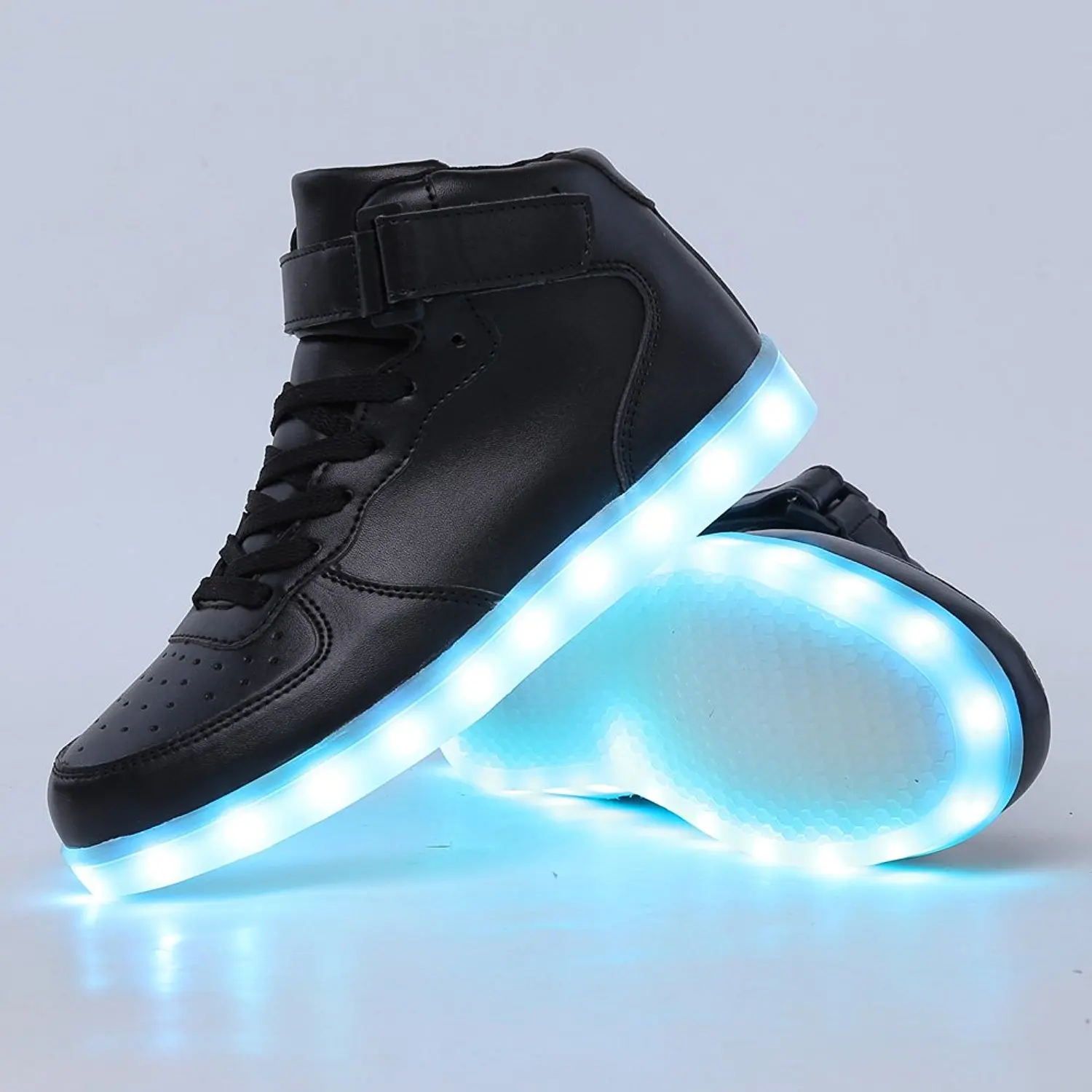 Adult&Kids Boy And Girl's High Top Led Light Up Shoes Glowing Sneakers Luminous Sole Sneakers For Women&Men
Adult&Kids Boy And Girl's High Top Led Light Up Shoes Glowing Sneakers Luminous Sole Sneakers For Women&Men