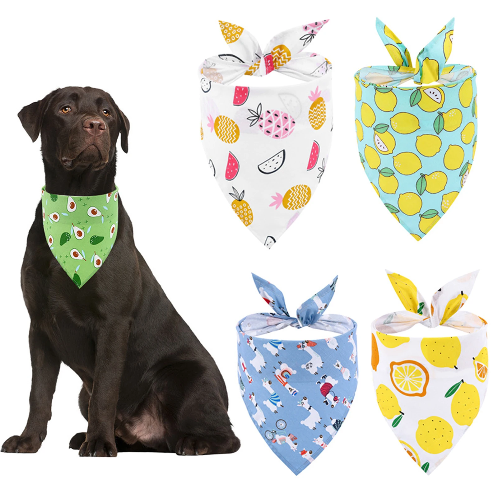 1 Pcs Summer Dog Bandana Fruit Pattern Print Pet Dog Bandanas Scarf Cotton Small Dogs Cats Bandana Bibs Pet Accessories Supplies
1 Pcs Summer Dog Bandana Fruit Pattern Print Pet Dog Bandanas Scarf Cotton Small Dogs Cats Bandana Bibs Pet Accessories Supplies
