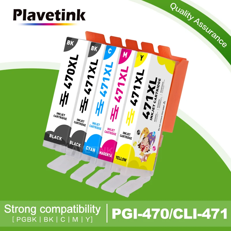 Plavetink 5 Color PGI 470 CLI 471 Printer Ink Cartridge Compatiable For Canon PIXMA MG6840 MG5740 TS5040 TS6040 Printer
Plavetink 5 Color PGI 470 CLI 471 Printer Ink Cartridge Compatiable For Canon PIXMA MG6840 MG5740 TS5040 TS6040 Printer
