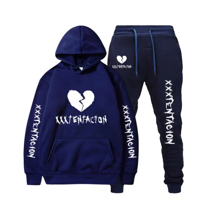 XXXTentacion Fashion brand men's clothing Fleece Hooded Pullover Fashion Brand Hoodies Sweatshirts+Sweatpants Suits Sweatshirt
XXXTentacion Fashion brand men's clothing Fleece Hooded Pullover Fashion Brand Hoodies Sweatshirts+Sweatpants Suits Sweatshirt
