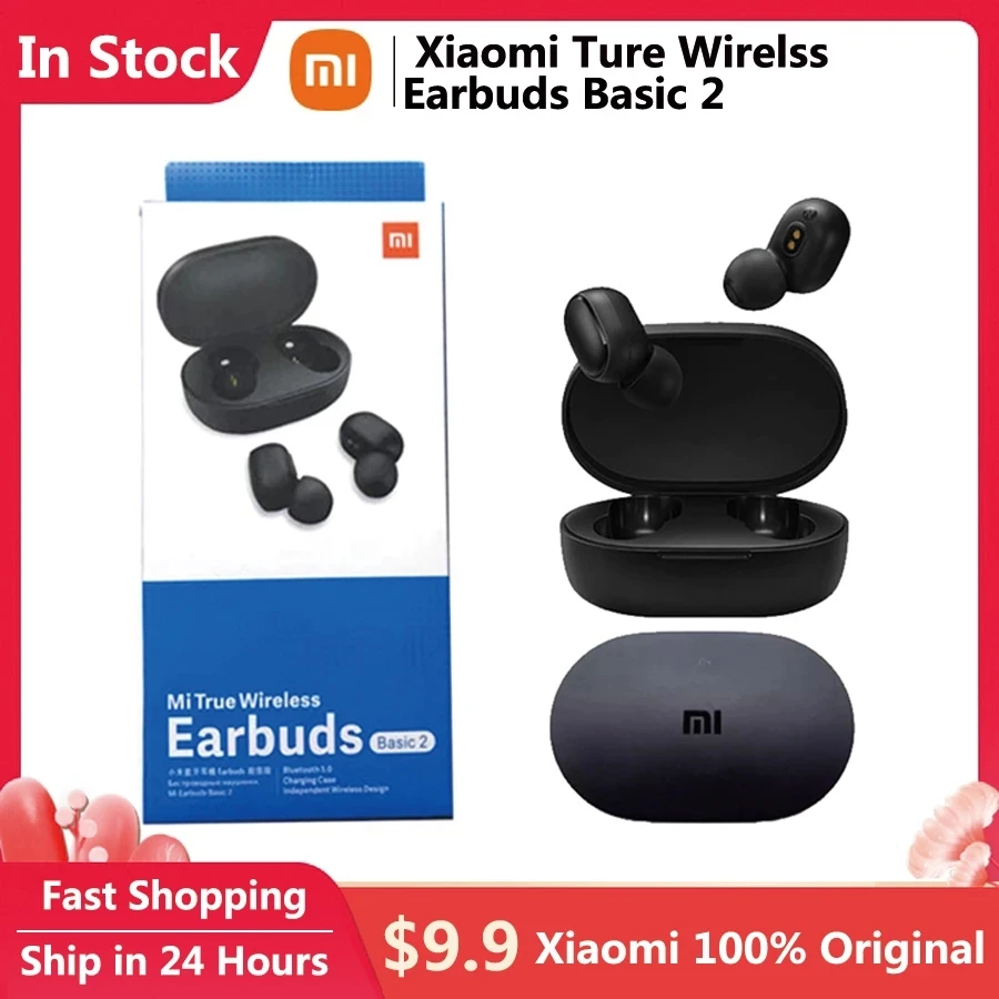 Оригинальные беспроводные наушники Xiaomi Redmi Airdots 2 TWS реальные беспроводные наушники Bluetooth 5,0 беспроводные наушники Базовая автоматическая св...
Оригинальные беспроводные наушники Xiaomi Redmi Airdots 2 TWS реальные беспроводные наушники Bluetooth 5,0 беспроводные наушники Базовая автоматическая св...