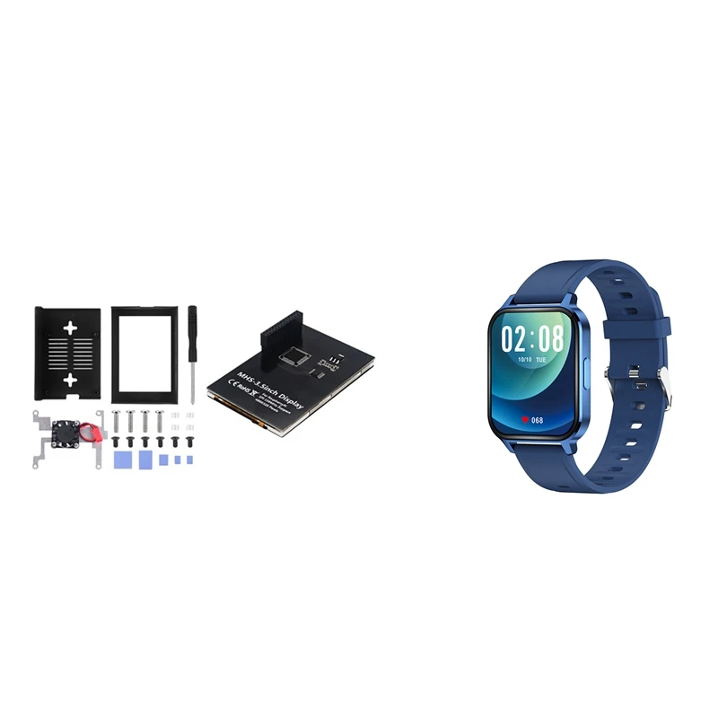 Для Raspberry Pi 4B С нажимным экраном 60 кадров в секунду, 3,5 х480 пикселей, MHS, 5,5-дюймовый дисплей и часы с монитором пульса и сна 
Для Raspberry Pi 4B С нажимным экраном 60 кадров в секунду, 3,5 х480 пикселей, MHS, 5,5-дюймовый дисплей и часы с монитором пульса и сна