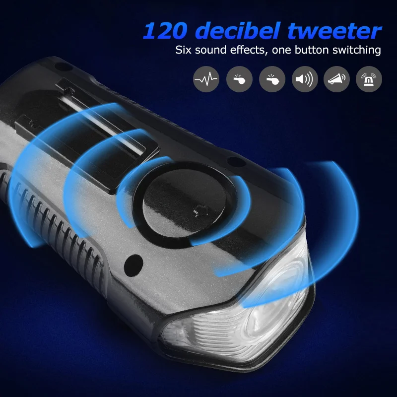 Waterproof Bicycle Light USB Charging Bike Front Light Flashlight Handlebar Cycling Head Light w/ Horn Speed Meter LCD Screen
Waterproof Bicycle Light USB Charging Bike Front Light Flashlight Handlebar Cycling Head Light w/ Horn Speed Meter LCD Screen