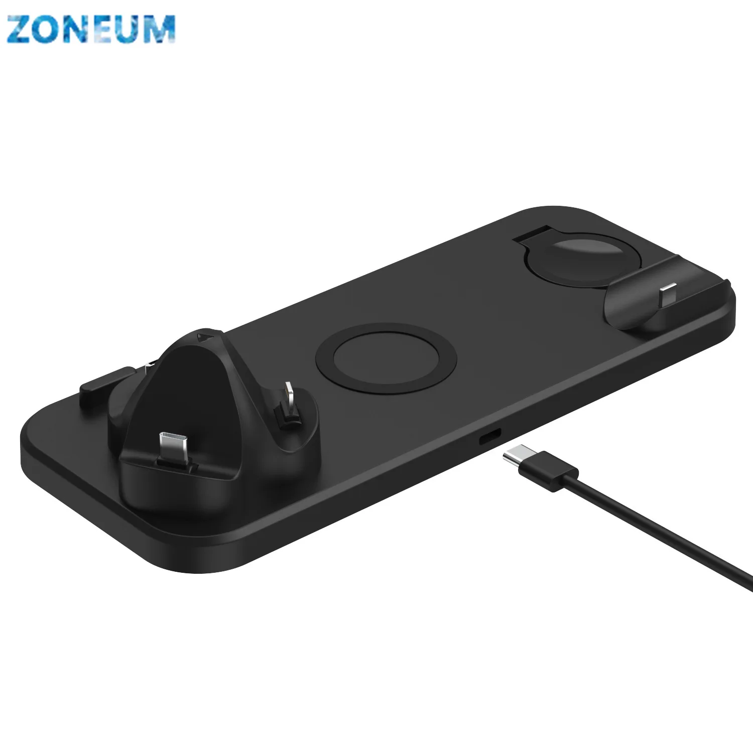 Беспроводное зарядное устройство ZONEUM, 15 Вт, док-станция 4 в 1 для iPhone 11 XR Apple Watch, складные быстрозаряжаемые Airpods Pro iWatch L08
Беспроводное зарядное устройство ZONEUM, 15 Вт, док-станция 4 в 1 для iPhone 11 XR Apple Watch, складные быстрозаряжаемые Airpods Pro iWatch L08