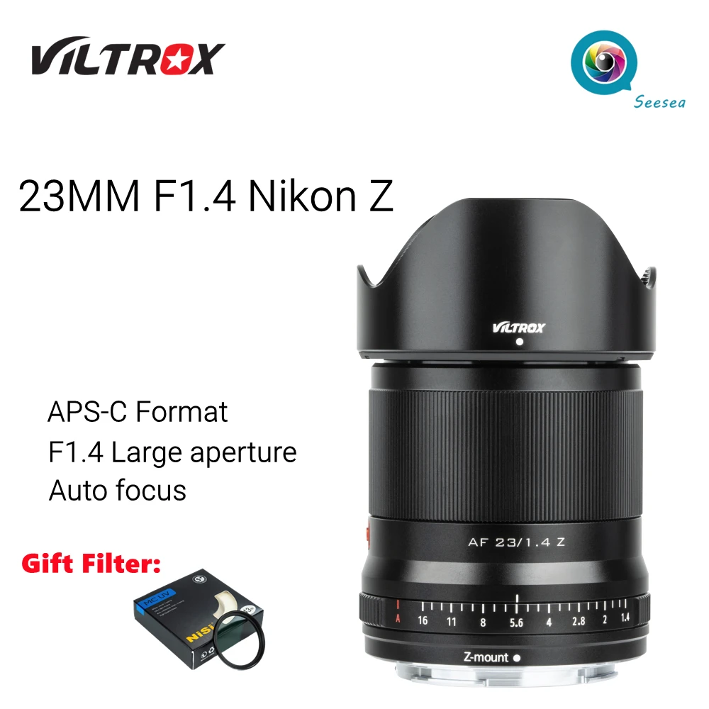 Viltrox 23 мм f1.4 портретный объектив с автофокусом большой диафрагмой для камер Nikon Z Mount ZFC Z6II Z7II Z5 Z6 Z7 Z50
Viltrox 23 мм f1.4 портретный объектив с автофокусом большой диафрагмой для камер Nikon Z Mount ZFC Z6II Z7II Z5 Z6 Z7 Z50