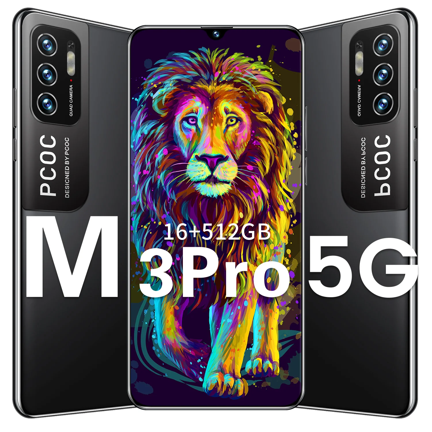 Smartphone HUAWA M3Pro Global Version Android10 16G+512G 6.72Inch 5G 16+32MP Deca Core 6800mAh Undefined Mobile Phone
Smartphone HUAWA M3Pro Global Version Android10 16G+512G 6.72Inch 5G 16+32MP Deca Core 6800mAh Undefined Mobile Phone