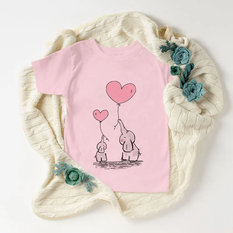 Cartoon Elephant Baby Painted Floral Flower Pattern Kids Clothes Kawaii Boys T Shirts Baby Girl Tops Fashion T Shirt For Girls 
Cartoon Elephant Baby Painted Floral Flower Pattern Kids Clothes Kawaii Boys T Shirts Baby Girl Tops Fashion T Shirt For Girls