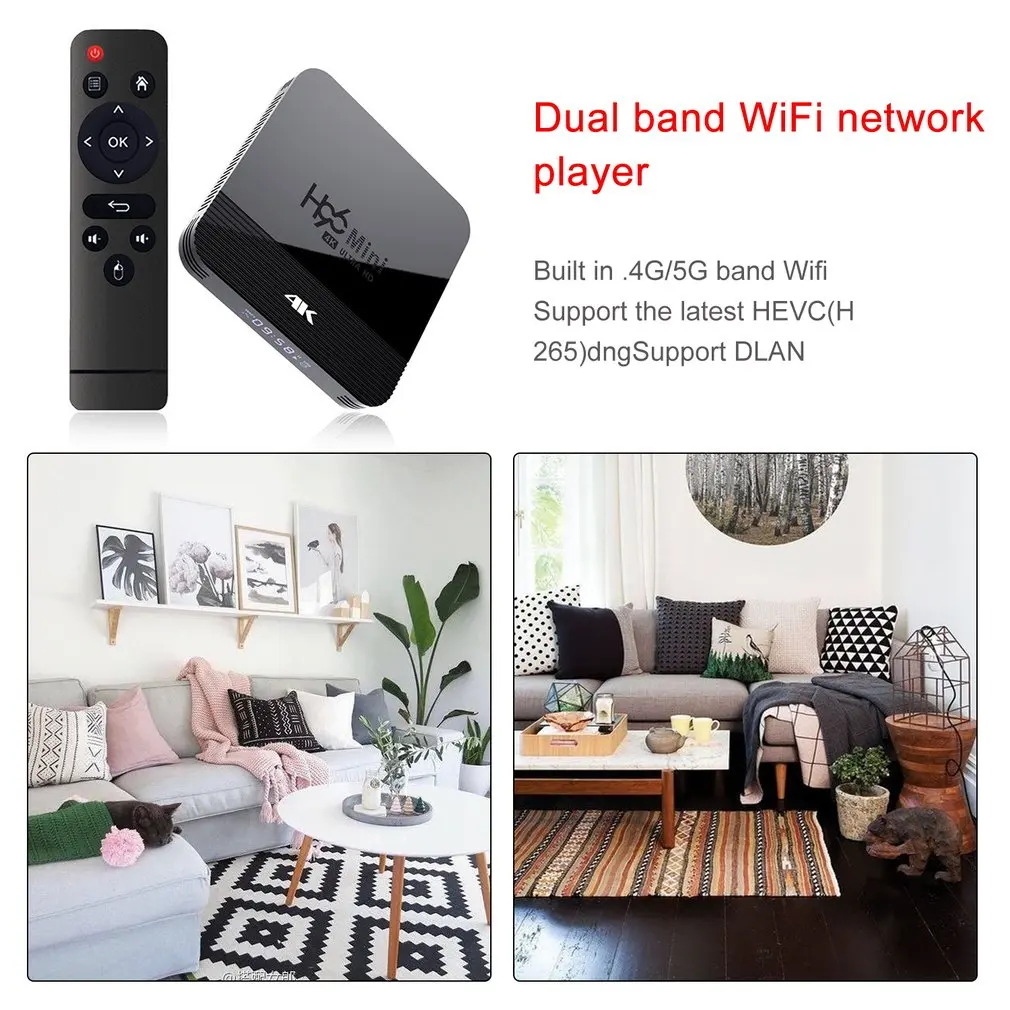 H96 Mini H8 Dual Frequency WiFi Network Player Wireless RK3228A 2.4/5G WIFI With Remote Control TV Box 
H96 Mini H8 Dual Frequency WiFi Network Player Wireless RK3228A 2.4/5G WIFI With Remote Control TV Box