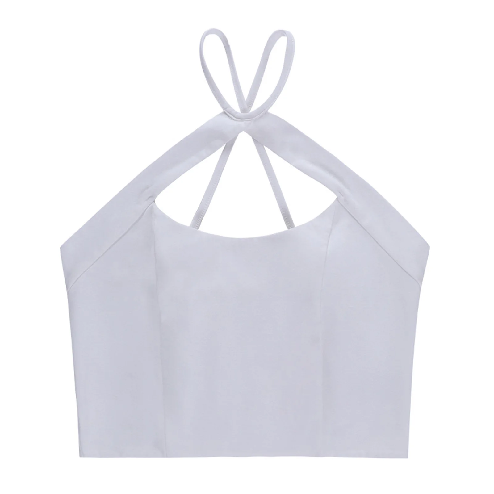 2021 Women\u2019s Summer Sexy Halter Vest Fashion Solid Color Hollow Exposed Navel Camisole
2021 Women\u2019s Summer Sexy Halter Vest Fashion Solid Color Hollow Exposed Navel Camisole