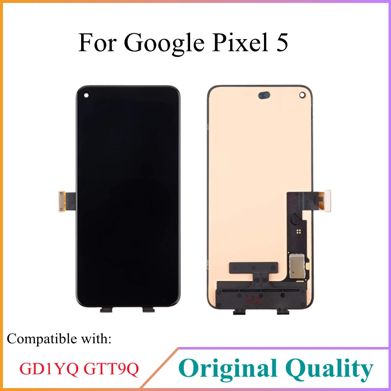 Grade A+++ 100% Original AMOLED LCD Screen For Google Pixel 5 Display GD1YQ GTT9Q Touch Digitizer Assembly 6.0'' Replacement
Grade A+++ 100% Original AMOLED LCD Screen For Google Pixel 5 Display GD1YQ GTT9Q Touch Digitizer Assembly 6.0'' Replacement