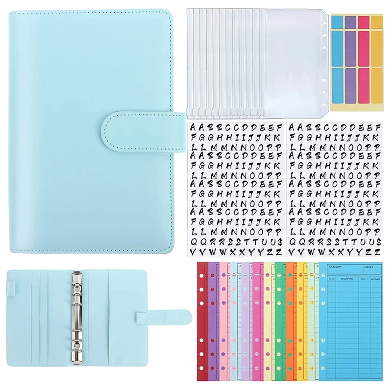 PU Budget Storage Binder Cash Envelope System,Budget Money Envelopes,A6 PVC Storage Bags,Stickers,for Money Planning
PU Budget Storage Binder Cash Envelope System,Budget Money Envelopes,A6 PVC Storage Bags,Stickers,for Money Planning
