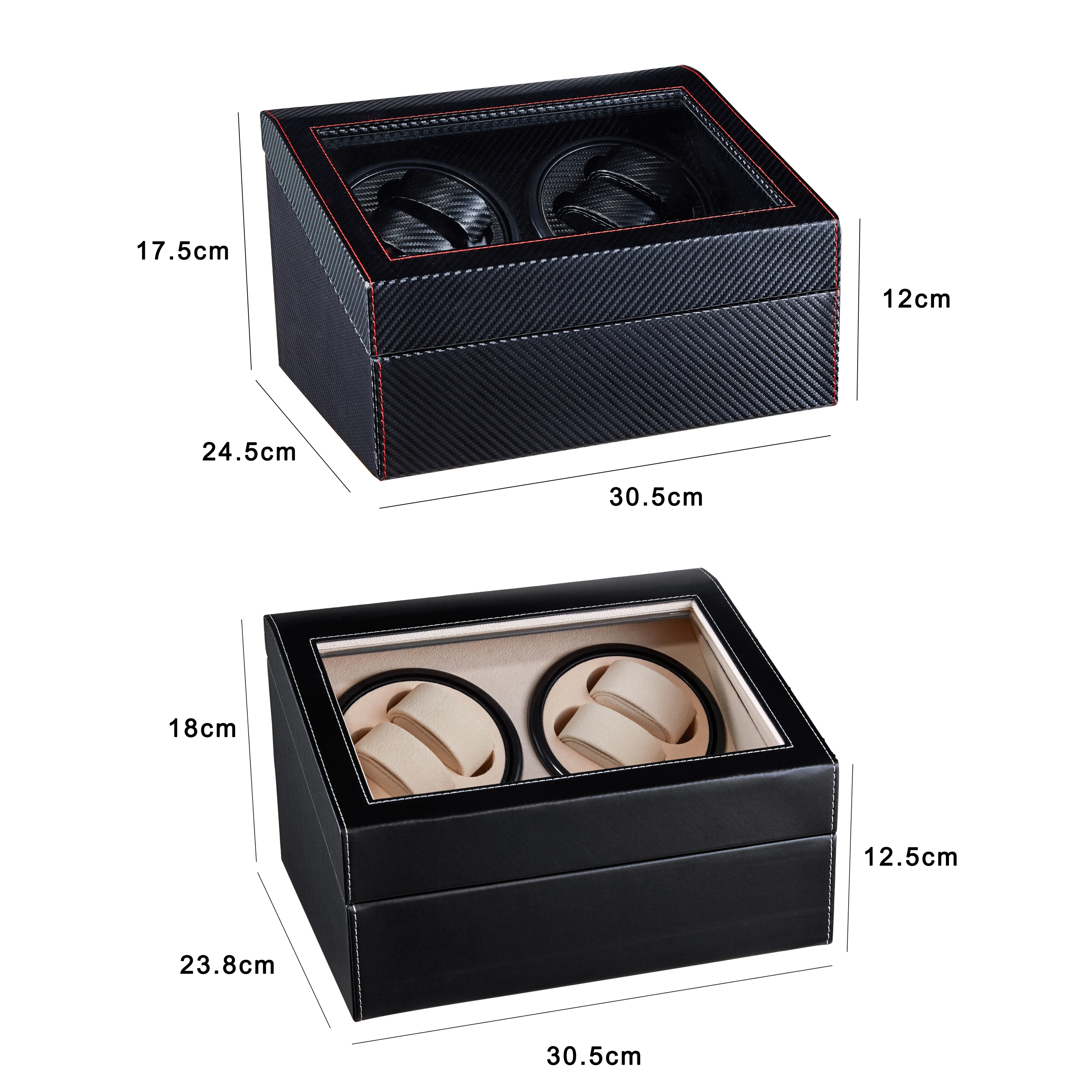 Коробка для хранения намотки часов держатель ювелирных изделий деревянный 4 + 6