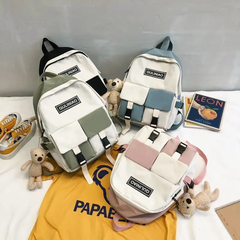 New Waterproof Nylon Women Backpack Female High School Bags for Teenage Girls Double Front Pockets Mochilas Travel Backpacks
New Waterproof Nylon Women Backpack Female High School Bags for Teenage Girls Double Front Pockets Mochilas Travel Backpacks