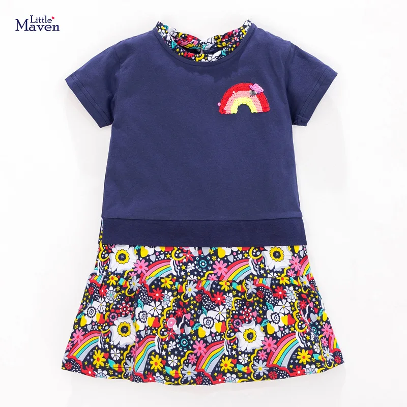 Frocks for Girls 2021 Summer Baby Girl Clothes Toddler Cotton Rainbow Sequined Vestiods Casual Dress for Kids 2-7 Years
Frocks for Girls 2021 Summer Baby Girl Clothes Toddler Cotton Rainbow Sequined Vestiods Casual Dress for Kids 2-7 Years