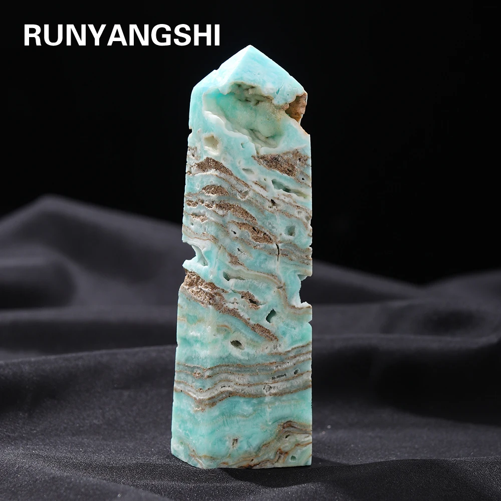 1pc Natural Sky Blue Caribbean Calcite Crystal Point Hemimorphite Tetrahedral Column Healthy Quartz Wand
1pc Natural Sky Blue Caribbean Calcite Crystal Point Hemimorphite Tetrahedral Column Healthy Quartz Wand