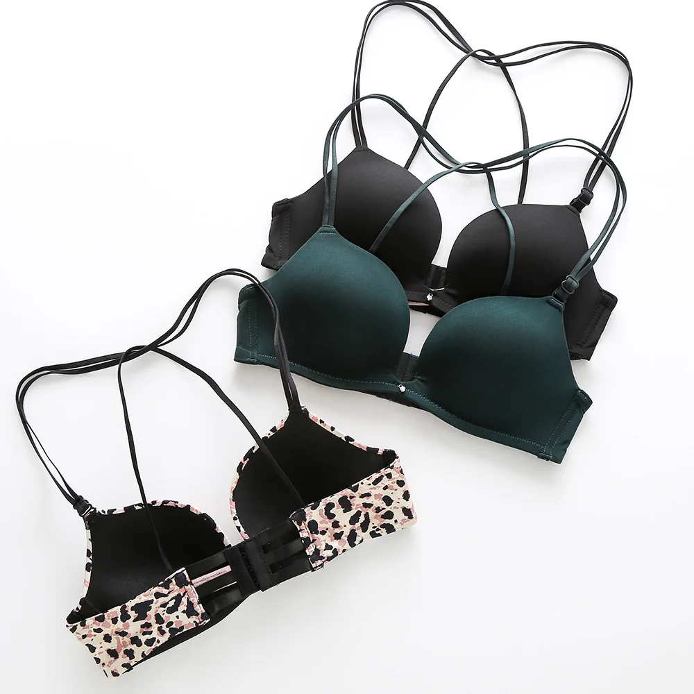 New Sexy Women Bra With Padded Push Up Lingerie Cross Back Straps No Underwire Brassiere Underwear Size 30-38
New Sexy Women Bra With Padded Push Up Lingerie Cross Back Straps No Underwire Brassiere Underwear Size 30-38