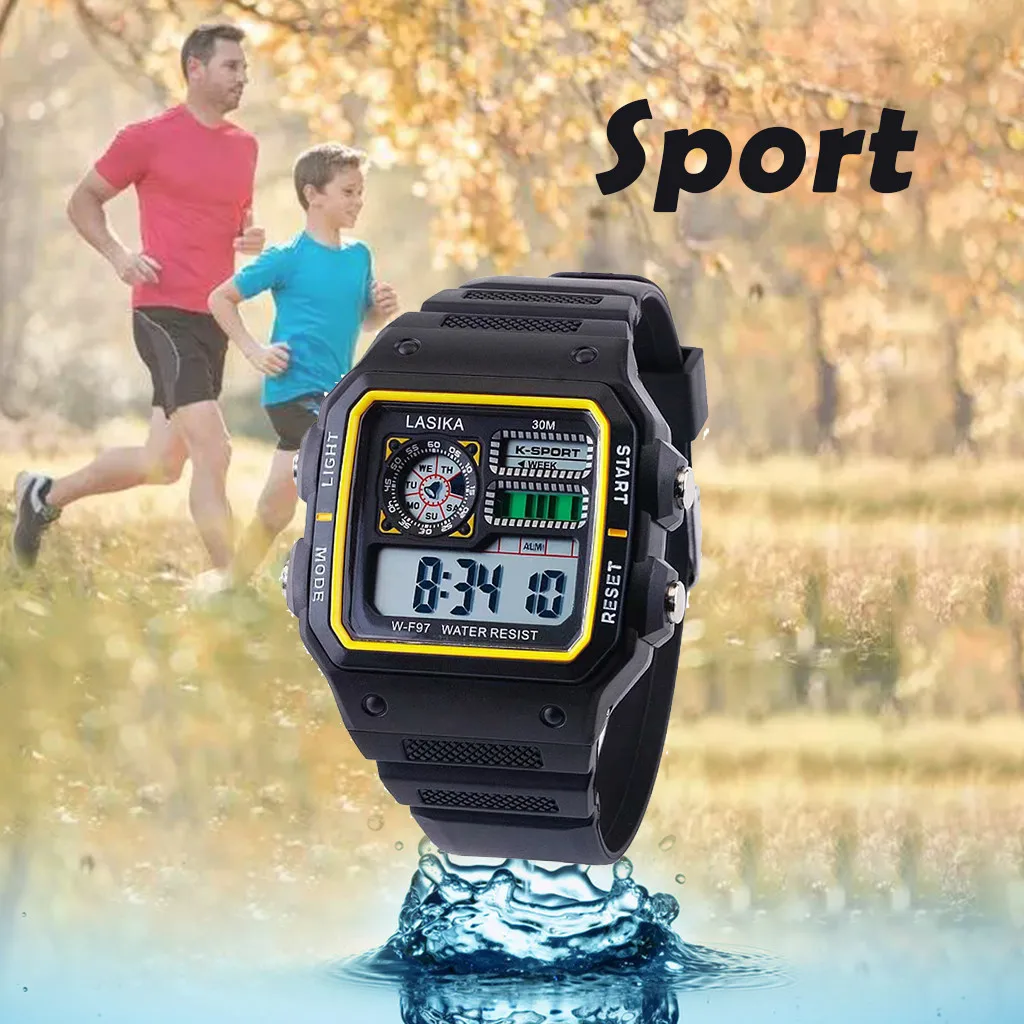 Muti Function Digital Watch Shock Military Sport Watches Fashion Waterproof Electronic Wristwatch Mens Reloj Inteligente Hombre
Muti Function Digital Watch Shock Military Sport Watches Fashion Waterproof Electronic Wristwatch Mens Reloj Inteligente Hombre