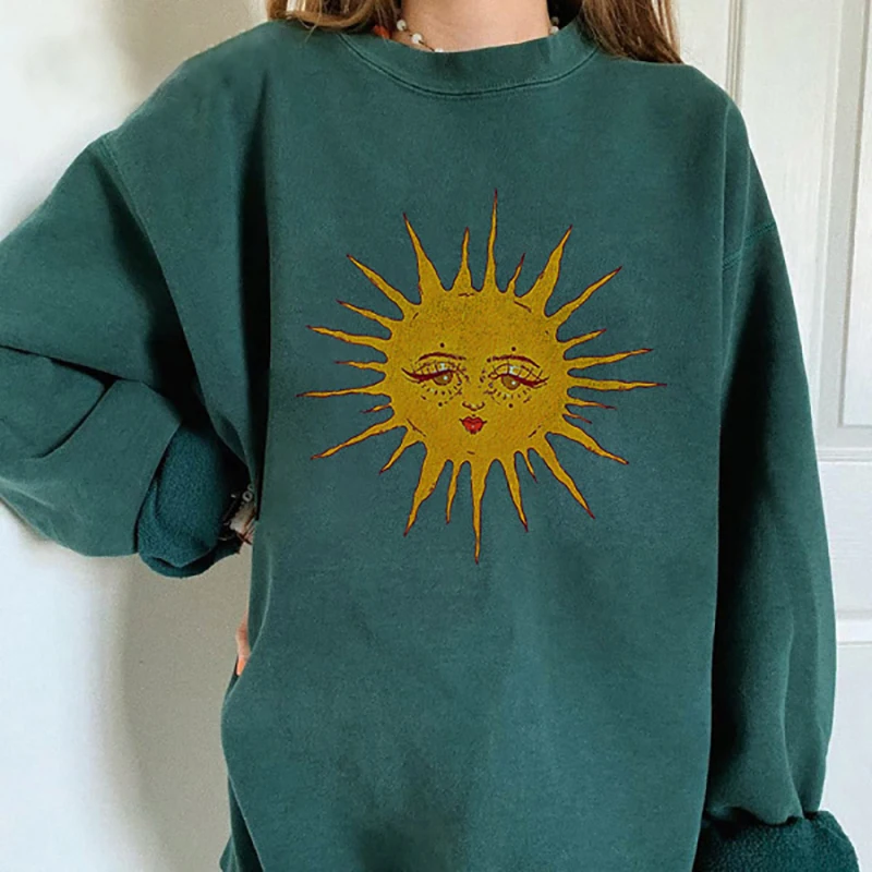 Rainbowwaves Loose Streetwear Green Sunshine Sweatshirt Long Plus Size Hoodies Fashion Women Dropshipping Hoodie
Rainbowwaves Loose Streetwear Green Sunshine Sweatshirt Long Plus Size Hoodies Fashion Women Dropshipping Hoodie