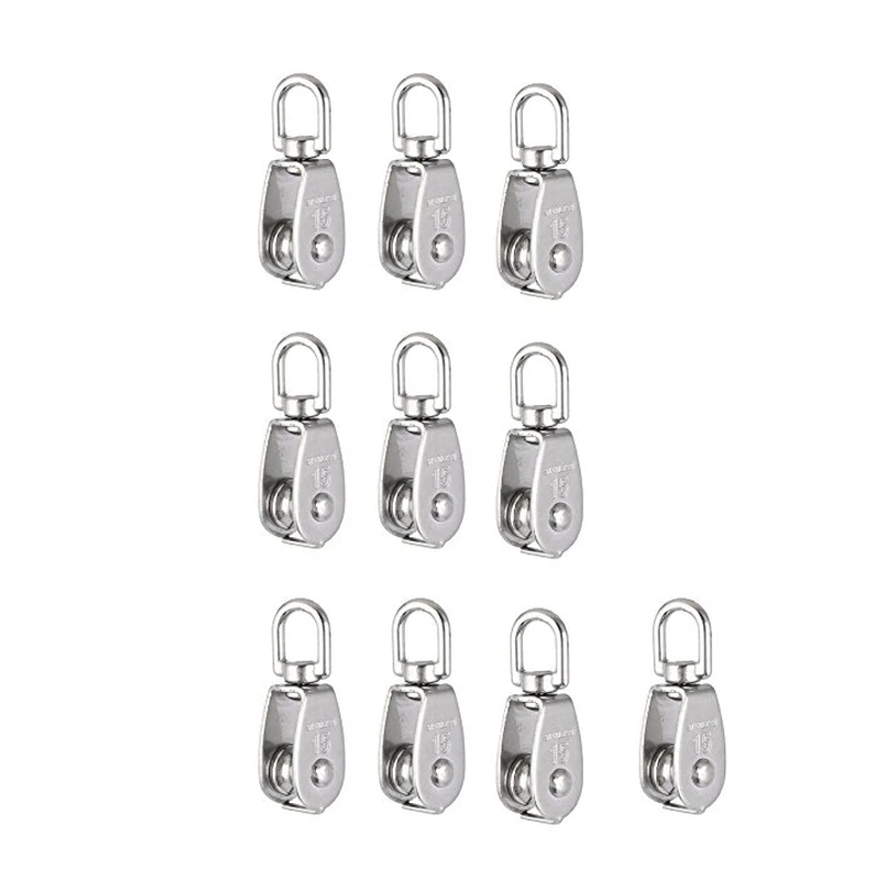 Crane Pulley Block M15 Lifting Crane Swivel Hook single Pulley Block Hanging Wire Towing Wheel 10Pcs
Crane Pulley Block M15 Lifting Crane Swivel Hook single Pulley Block Hanging Wire Towing Wheel 10Pcs
