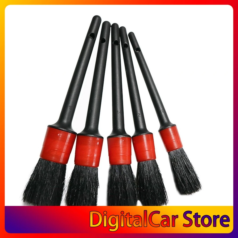 2020 New 5PCS Multi-Functional Natural Boar Hair Car Detailing Brushes Cleaning Tool for Washing Slit Seat Interior Gap Rims
2020 New 5PCS Multi-Functional Natural Boar Hair Car Detailing Brushes Cleaning Tool for Washing Slit Seat Interior Gap Rims