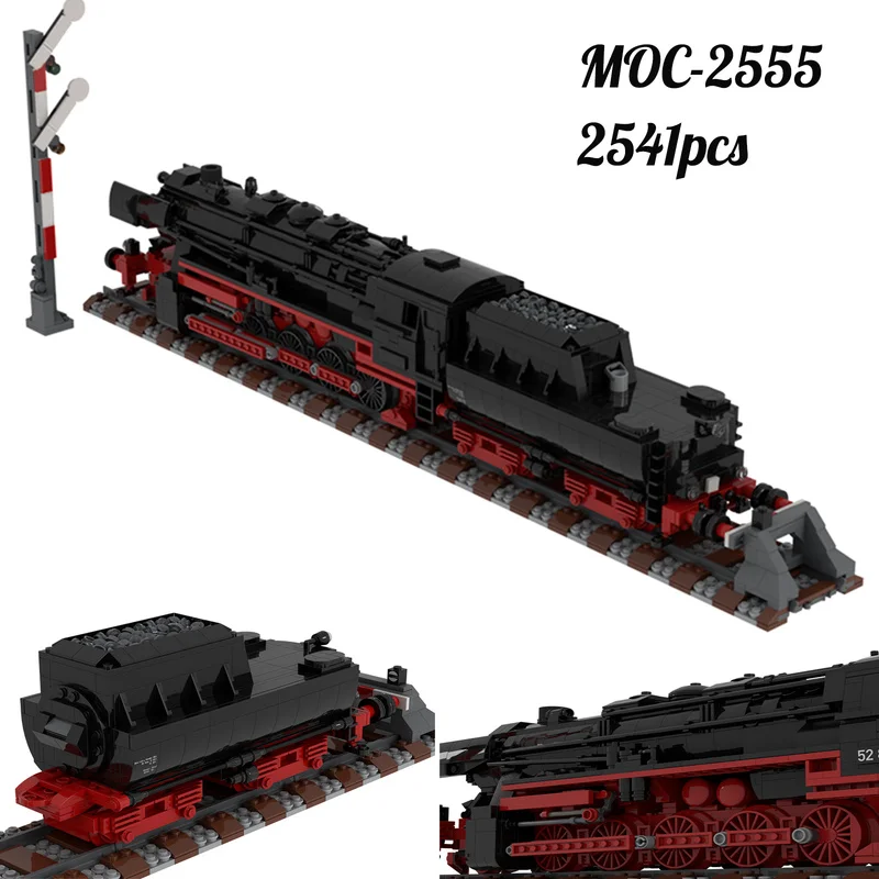 MOC German Class Retro Steam Locomotive Transport Building Blocks Set Vapour Assemble Model Toys Children Hobby Collection Gift
MOC German Class Retro Steam Locomotive Transport Building Blocks Set Vapour Assemble Model Toys Children Hobby Collection Gift