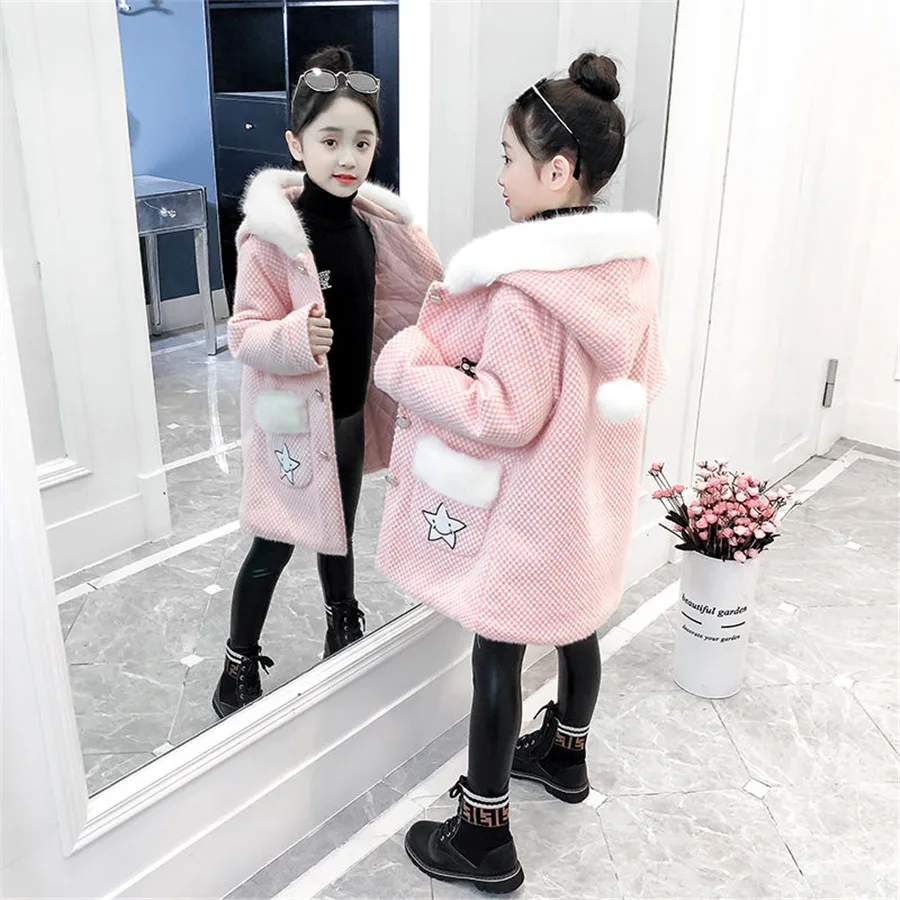 Girls Fashion Woolen Coats for Kids Girls Wool & Blends Outerwear Infant Jackets 4 8 10 12 Years Baby Warm Clothes Child Outfit 
Girls Fashion Woolen Coats for Kids Girls Wool & Blends Outerwear Infant Jackets 4 8 10 12 Years Baby Warm Clothes Child Outfit