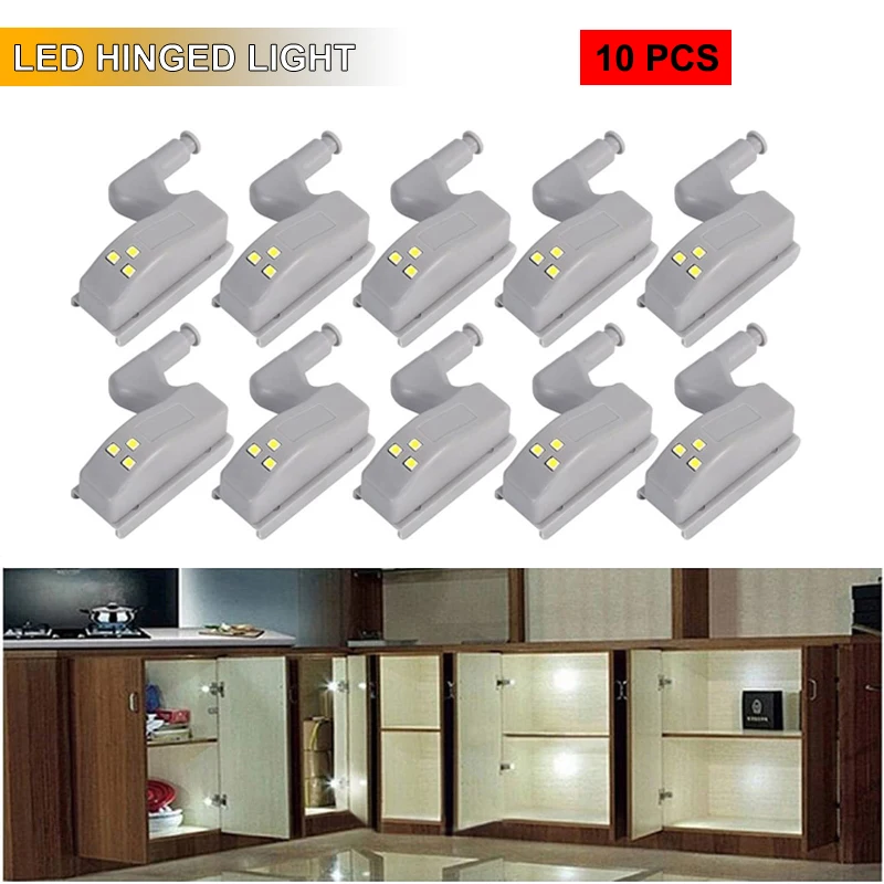LED Cabinet Hinge Night Light Sensor Light With Battery Cabinet Lamp For Kitchen Living Room Bedroom Wardrobe Closet Door Lamp
LED Cabinet Hinge Night Light Sensor Light With Battery Cabinet Lamp For Kitchen Living Room Bedroom Wardrobe Closet Door Lamp
