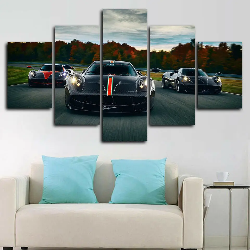 Pagani Huayra Sports Car Poster 5 Piece Canvas HD Prints Paintings Wall Art Pictures Home Decor No Framed
Pagani Huayra Sports Car Poster 5 Piece Canvas HD Prints Paintings Wall Art Pictures Home Decor No Framed