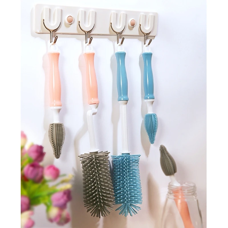3pcs Baby Bottle Brushes Silicone 360 Degree Rotation Nipple Cup Cleaning Brush 54DF
3pcs Baby Bottle Brushes Silicone 360 Degree Rotation Nipple Cup Cleaning Brush 54DF