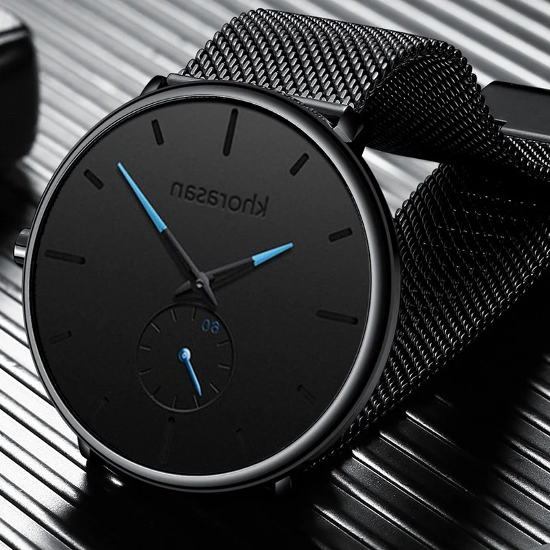 Minimalist From Men Casual Mode Clocks for Men of Business Clock Masculine Clock Knife Belt Stainless Steel Simple Clock Length
Minimalist From Men Casual Mode Clocks for Men of Business Clock Masculine Clock Knife Belt Stainless Steel Simple Clock Length