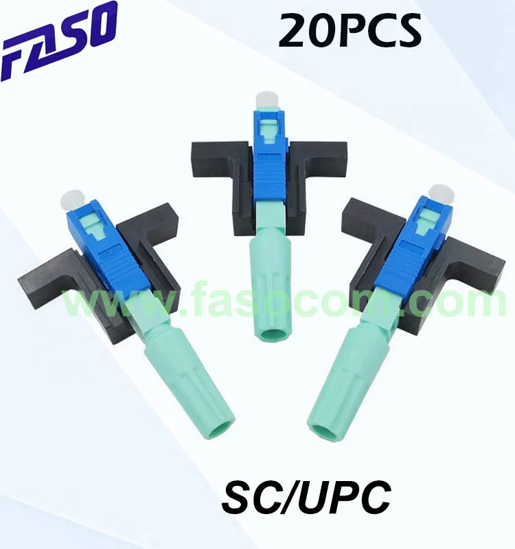20 Pcs SC/UPC SM Conector rápido de fibra ótica FTTH Conector rápido incorporado de fibra ótica
20 Pcs SC/UPC SM Conector rápido de fibra ótica FTTH Conector rápido incorporado de fibra ótica