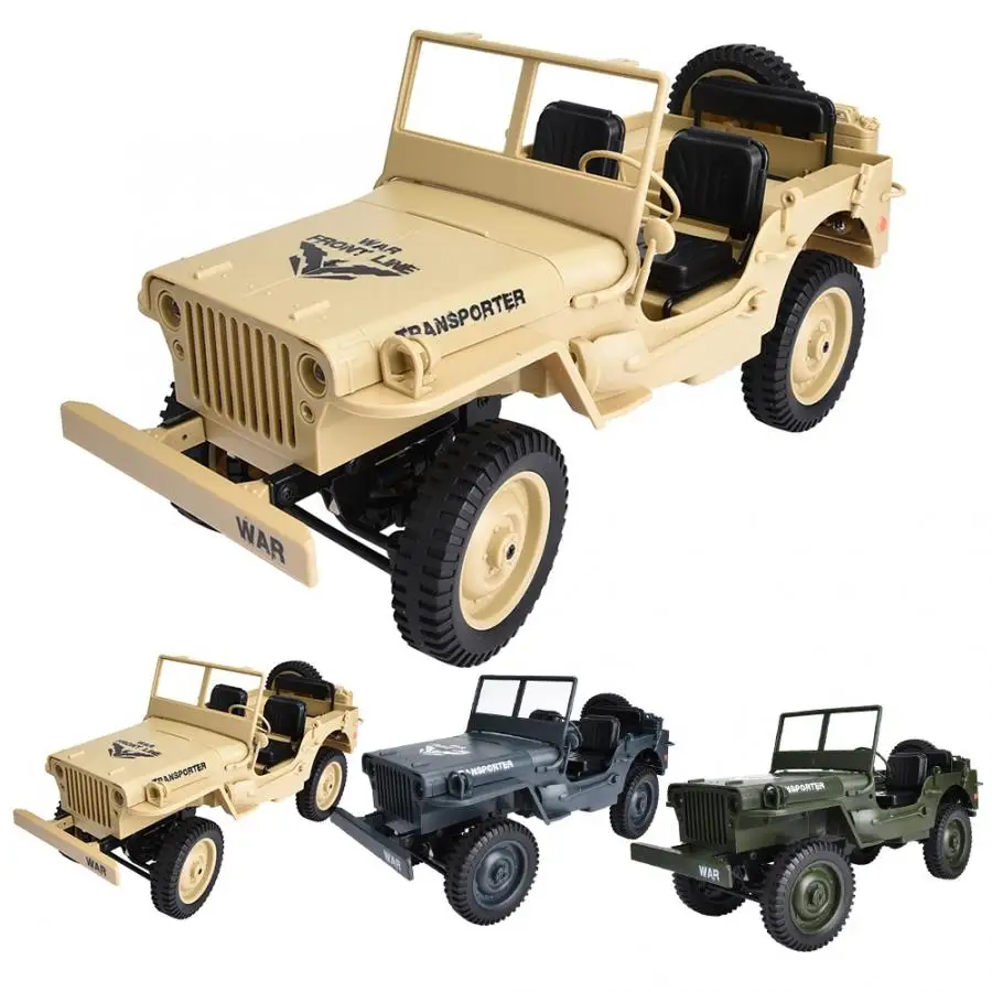 JJRC Q65 2 4 GHz 1/10 RC грузовик военный автомобиль колеса внедорожник модель