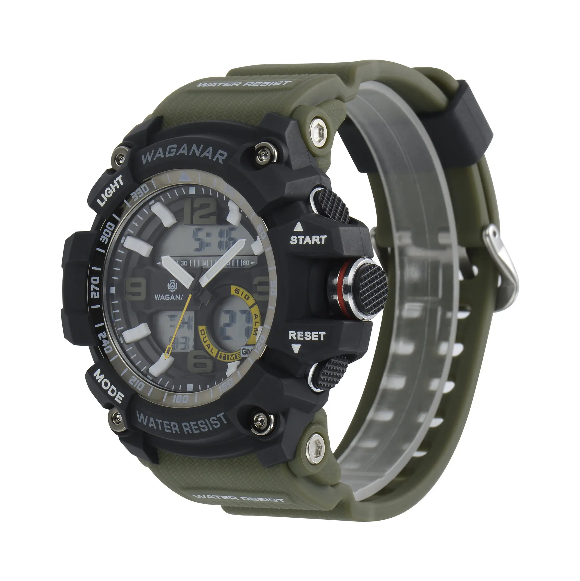 Часы наручные мужские с двойным циферблатом, спортивные водонепроницаемые с цифровым аналоговым дисплеем, с пластиковым корпусом, 3 АТМ
Часы наручные мужские с двойным циферблатом, спортивные водонепроницаемые с цифровым аналоговым дисплеем, с пластиковым корпусом, 3 АТМ