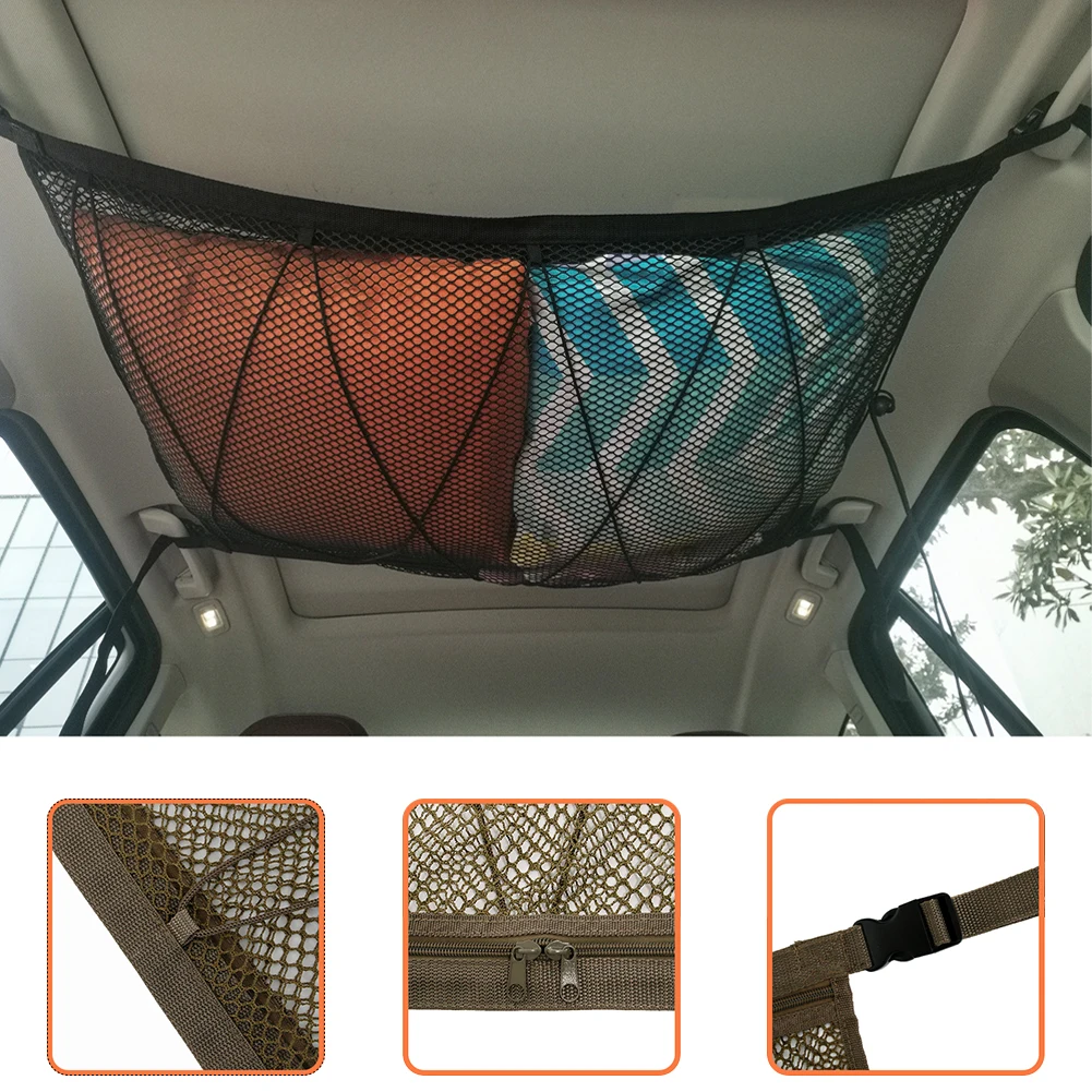 Portable Car Ceiling Storage Net Pocket Roof Interior Cargo Net Bag Car Trunk Storage Pouch Sundries Storage Organizer
Portable Car Ceiling Storage Net Pocket Roof Interior Cargo Net Bag Car Trunk Storage Pouch Sundries Storage Organizer