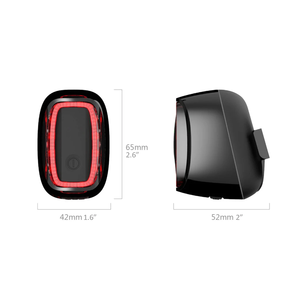 Brake Induction Bicycle Tail Light Intelligent Brake Light USB Rechargeable Tail Light LED Warning Light
Brake Induction Bicycle Tail Light Intelligent Brake Light USB Rechargeable Tail Light LED Warning Light