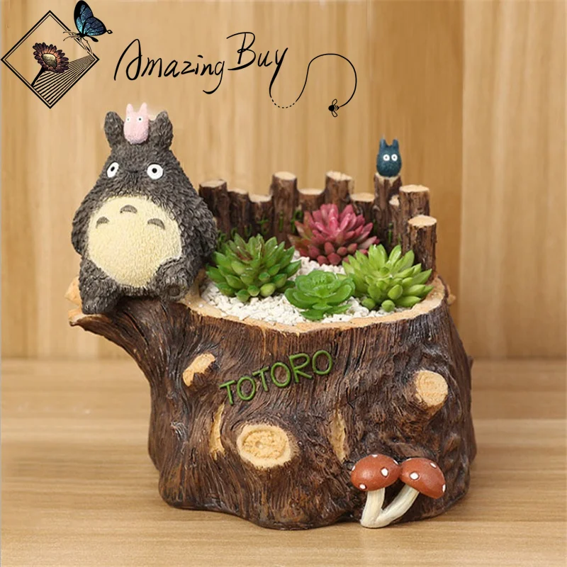 NOOLIM Creative Resin Flowerpot Succulent Plants Planter Pot Totoro Flower Pot Mini Home Garden Decoration Bonsai Flower Pot
NOOLIM Creative Resin Flowerpot Succulent Plants Planter Pot Totoro Flower Pot Mini Home Garden Decoration Bonsai Flower Pot