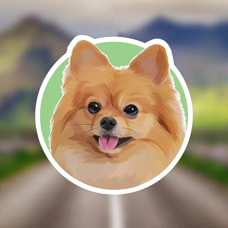 32838 # Pomeranian Dog 13 cm/17 cm Self-adhesive Decal Car Sticker Waterproof Auto Decors on Bumper Rear Window Laptop 
32838 # Pomeranian Dog 13 cm/17 cm Self-adhesive Decal Car Sticker Waterproof Auto Decors on Bumper Rear Window Laptop