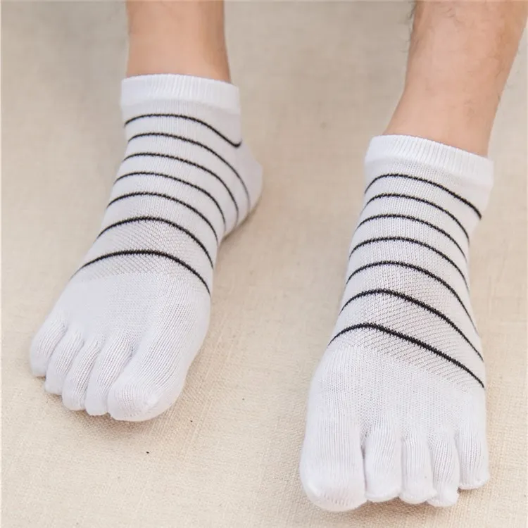 3 Pairs Summer Gentlemen's Five Finger Socks Men Cotton Short Low Ankle Boat Socks 5 Toed Socks Stripe
3 Pairs Summer Gentlemen's Five Finger Socks Men Cotton Short Low Ankle Boat Socks 5 Toed Socks Stripe